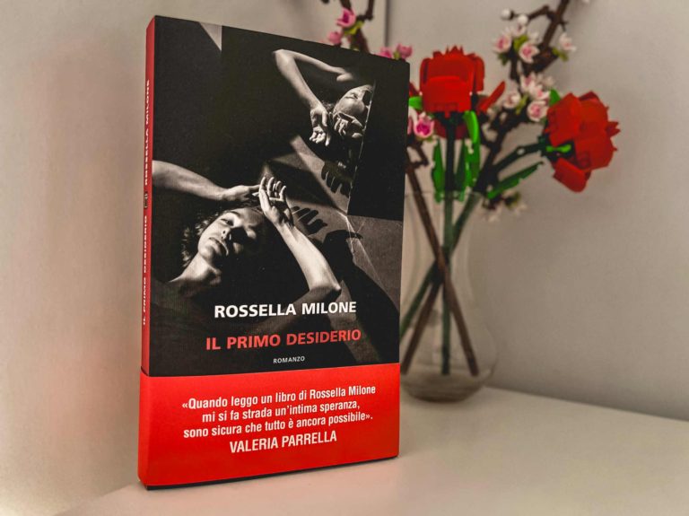 la copertina del romanzo Il primo desiderio, di Rossella Milone, edito da Neri Pozza (2025) nella collana Bloom. Foto di Francesca Barracca