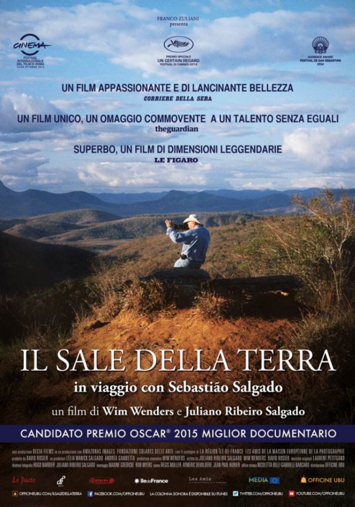 Il sale della terra, film documentario di Wim Wenders e Juliano Ribeiro Salgado, sul fotografo Sebastião Salgado poster
