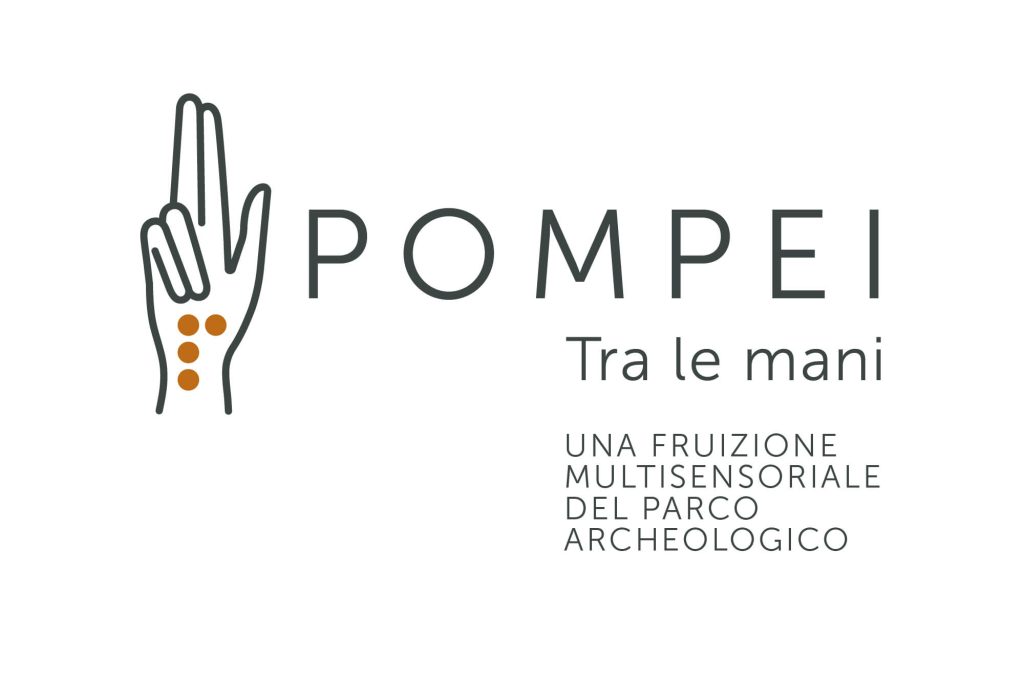 Logo Pompei tra le mani