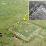 Medieval Wall System Enclosure MA03 Structure before excavations. Photo Credits: Tal Rogovski