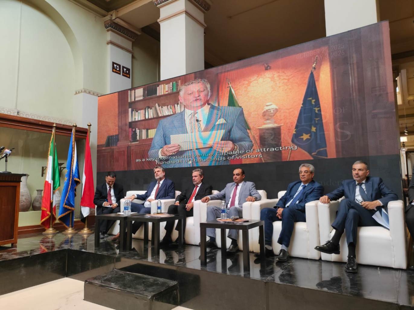 Tesori dei Faraoni, la mostra alle Scuderie del Quirinale Conferenza stampa