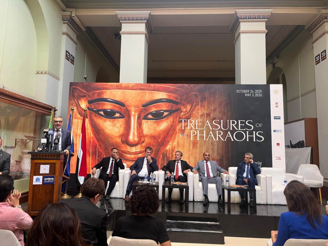 Tesori dei Faraoni, la mostra alle Scuderie del Quirinale Conferenza stampa