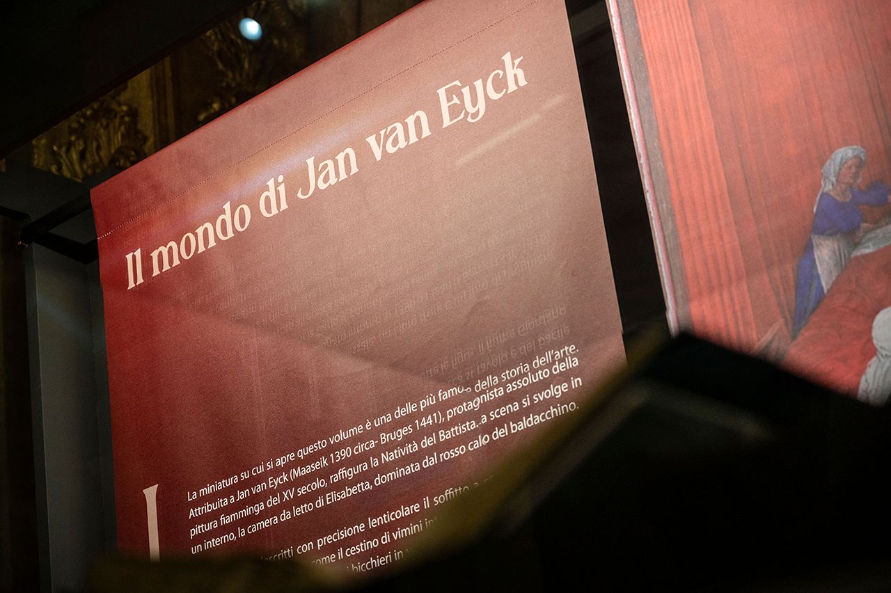 Van Eyck e le miniature rivelate Crediti Studio Gonella