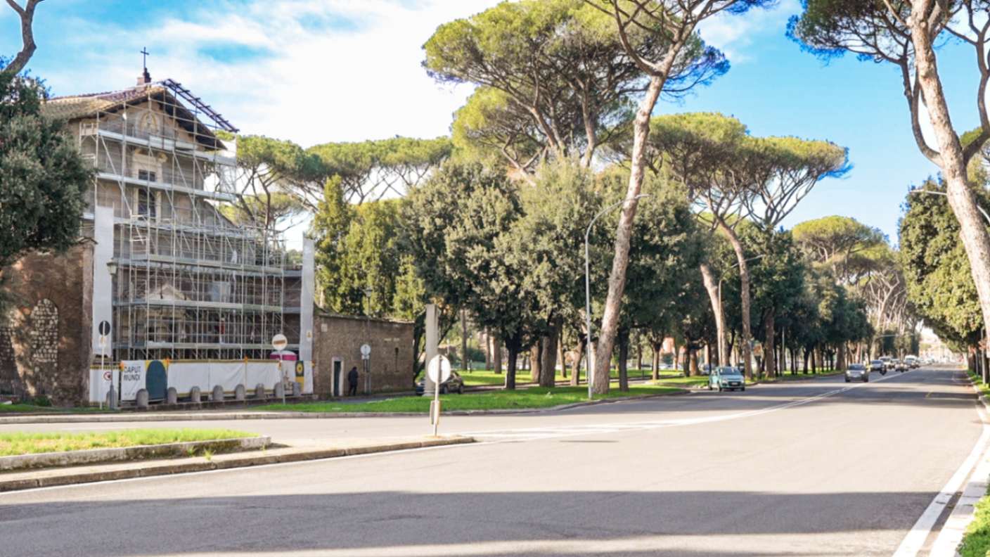 Chiesa dei Santi Nereo e Achilleo restauro della facciata Totale Cantiere