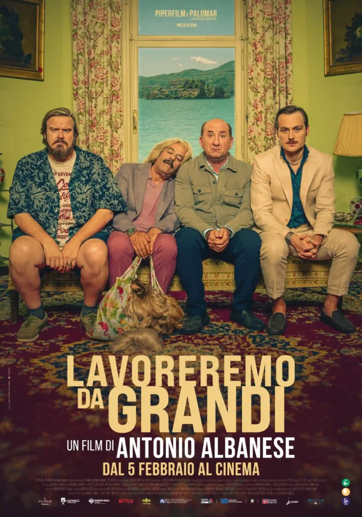 il poster del film Lavoreremo da grandi, di Antonio Albanese