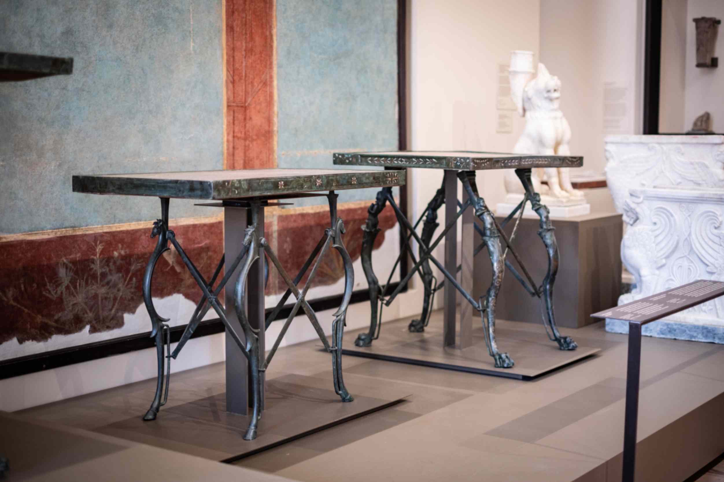 allestimenti Domus. Gli arredi di Pompei, al MANN