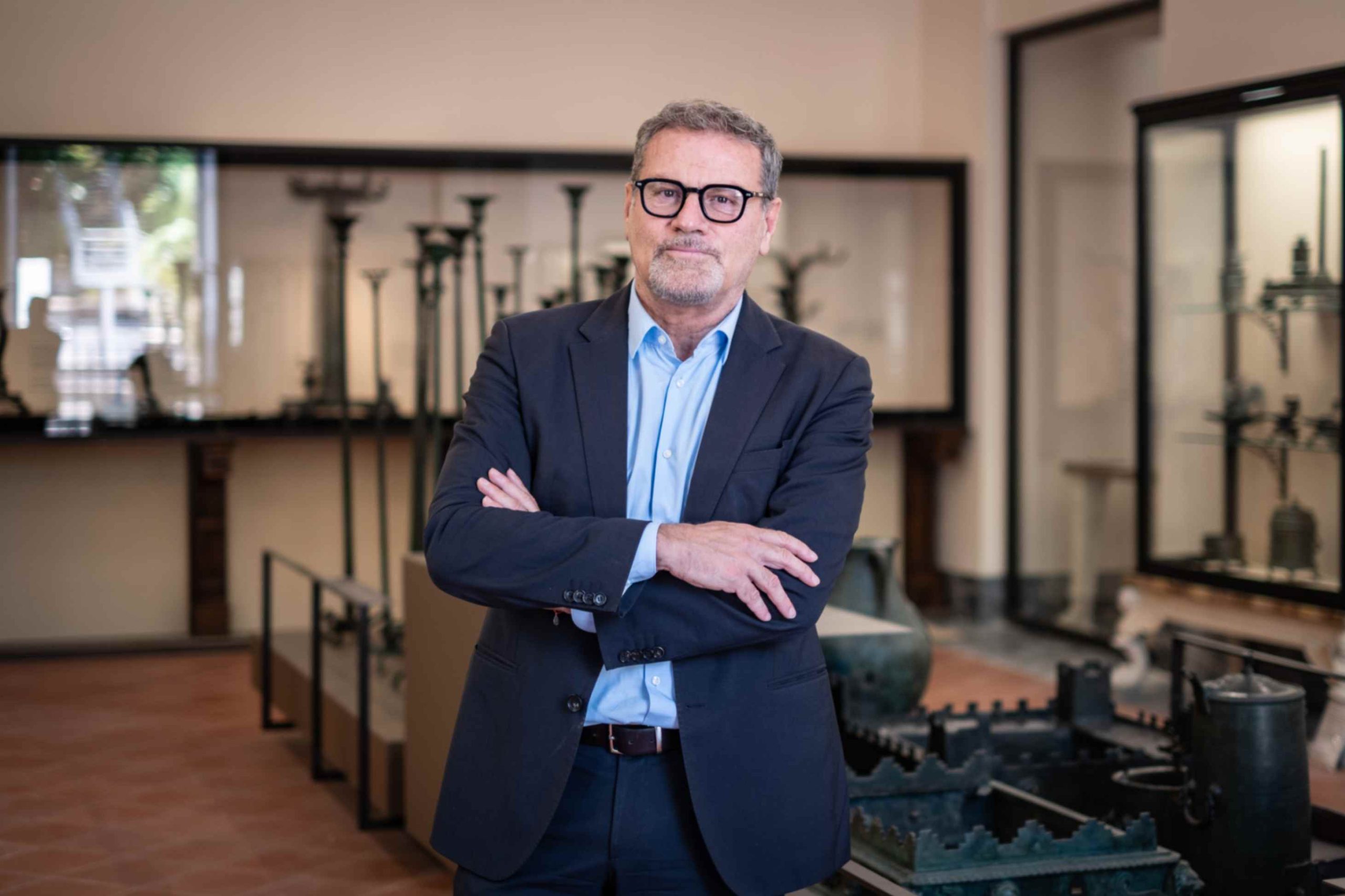 Massimo Osanna nella foto di Valentina Cosentino, Museo Archeologico Nazionale di Napoli - MANN