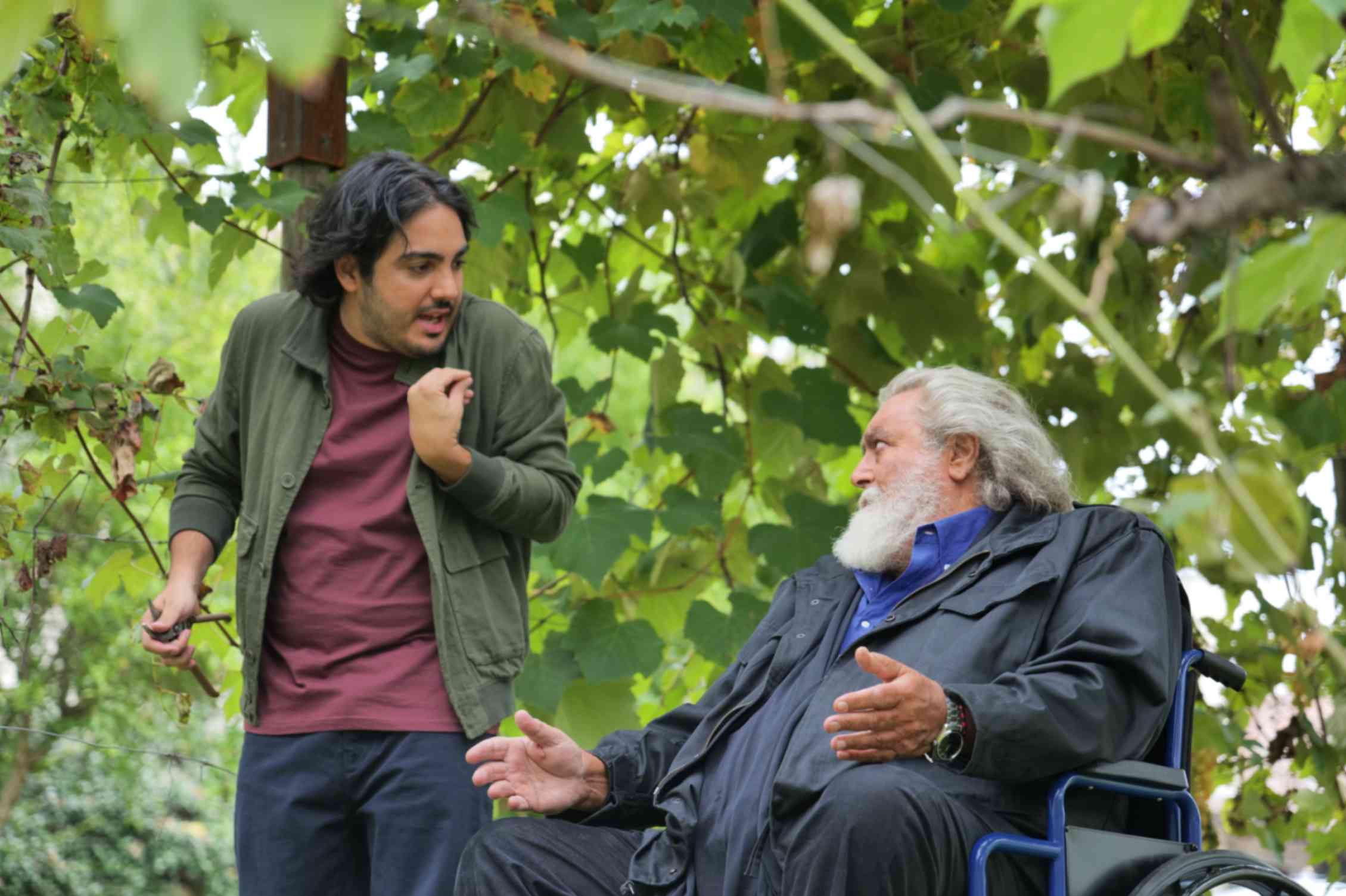 una immagine dal set del film Esprimi un desiderio, per la regia di Volfango De Biasi