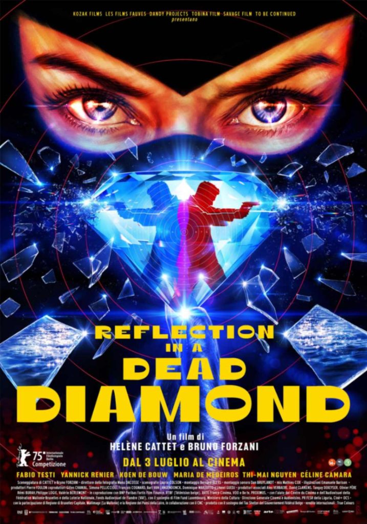 il poster del film Reflection in a Dead Diamond, per la regia di Hélène Cattet e Bruno Forzani