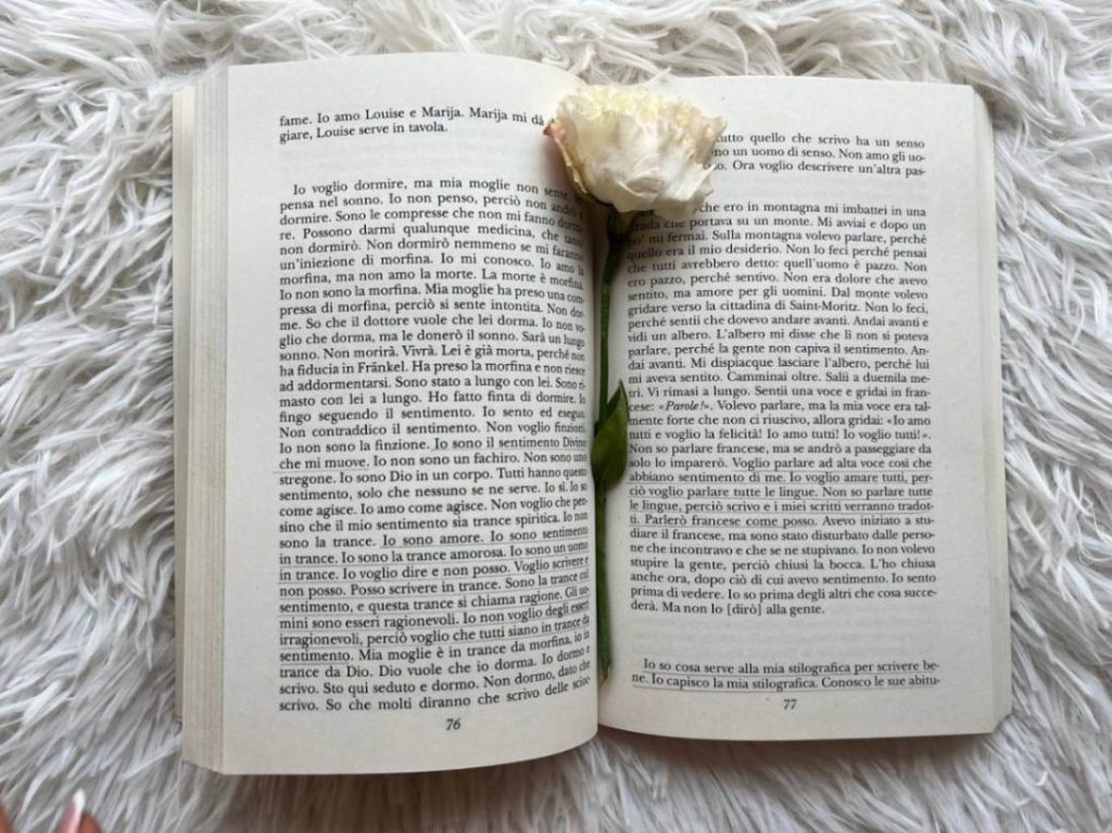 Pagine dei Diari. Foto di Cristina Stabile