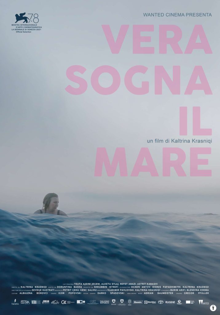 il poster di Vera sogna il mare, film per la regia di Kaltrina Krasniqi