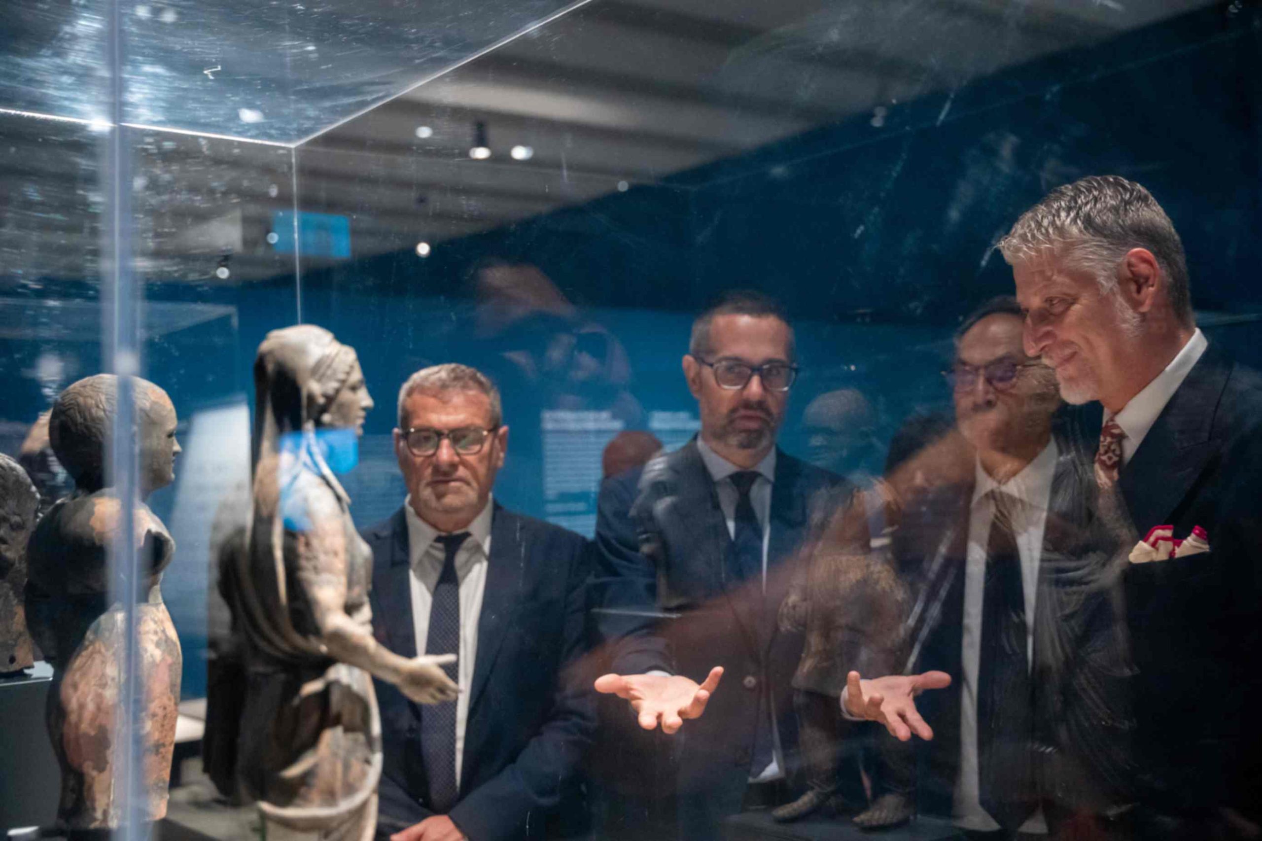 presentazione della mostra sui Bronzi di San Casciano a Berlino