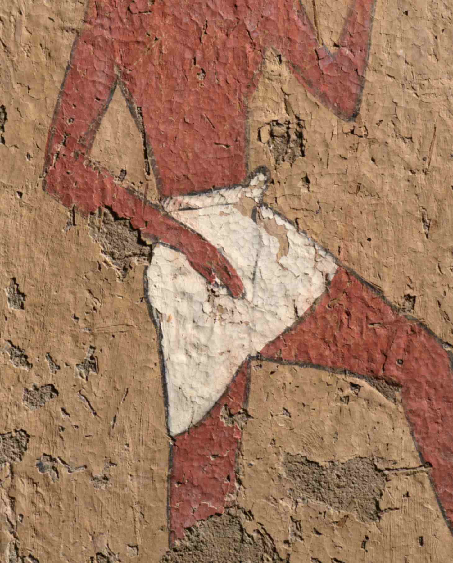 dettaglio degli affreschi della tomba di Iti e Neferu