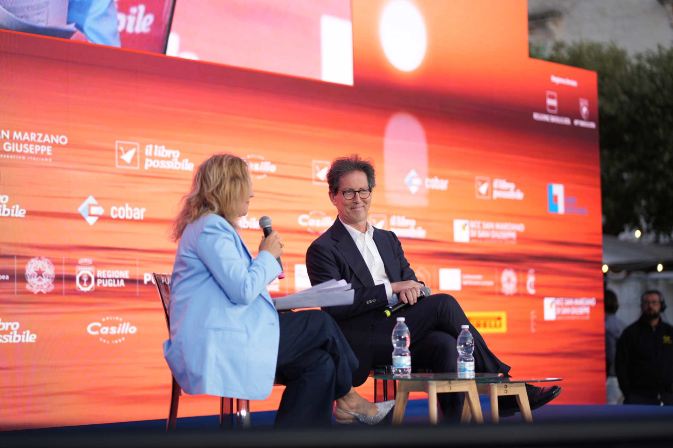 Roberto Garofoli e Serena Bortone