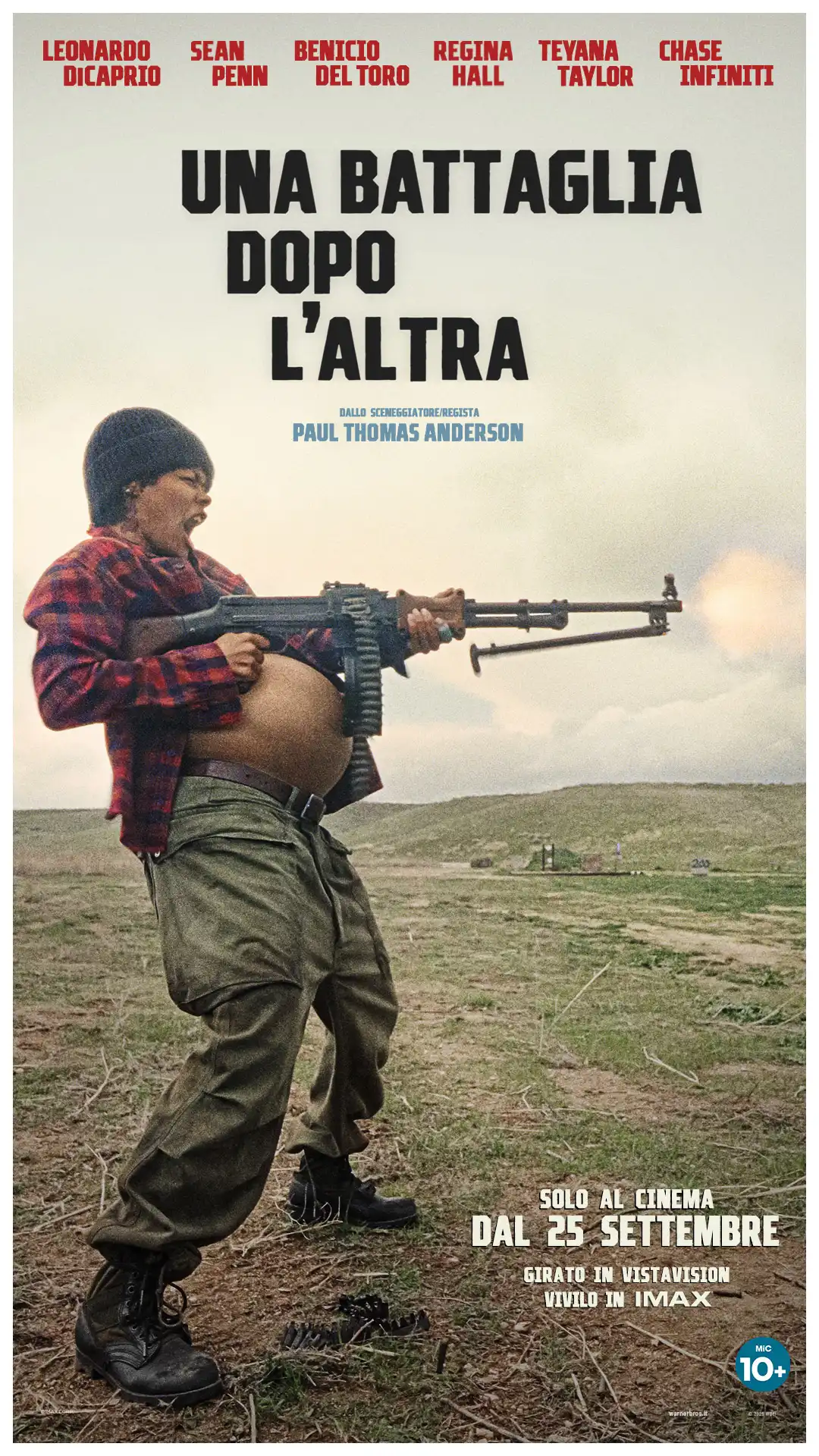 l'artwork del film Una battaglia dopo l'altra, regia di Paul Thomas Anderson