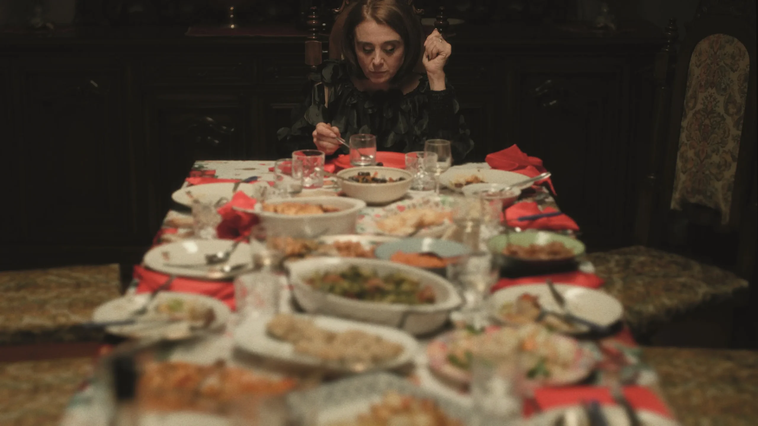 Maria Luisa Magno in una scena del film Il quieto vivere, regia di Gianluca Matarrese