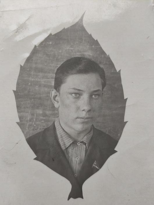 Photograph of the diarist Vasilii Trushkin (1921–1996), aged 15 in 1937. Photo Credits: Anna Trushkina
