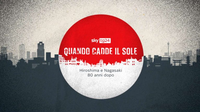 la Key Visual del documentario Quando Cadde Il Sole - Hiroshima e Nagasaki 80 anni dopo