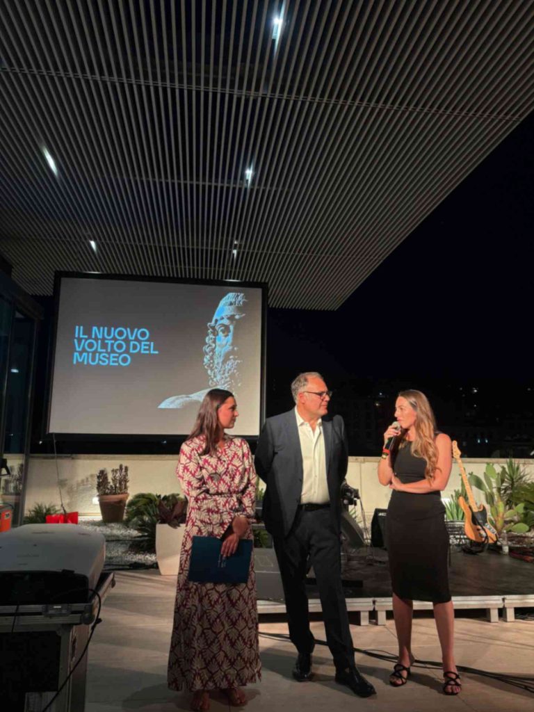 la serata di presentazione del rebranding del Rebranding per il Museo Archeologico Nazionale di Reggio Calabria