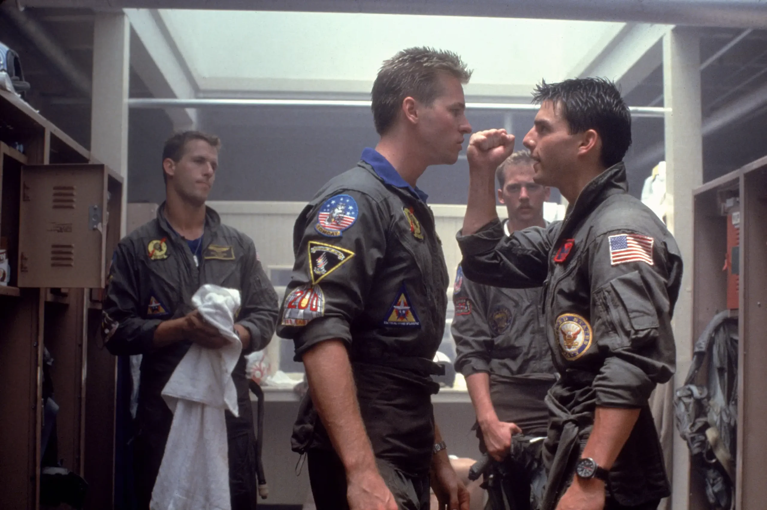 una scena dal film Top Gun