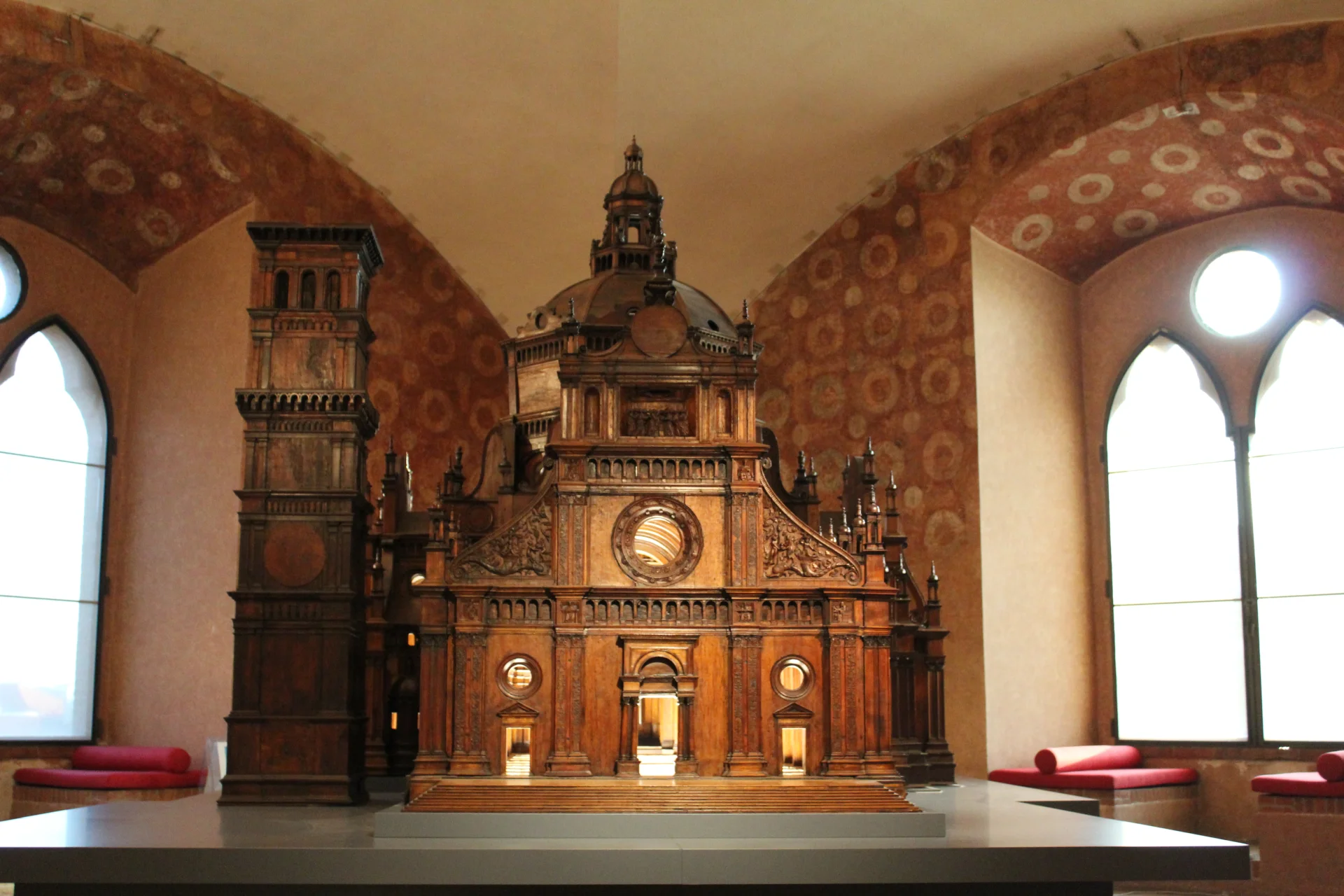 Giovan Pietro Fugazza (attr.), Modello ligneo del Duomo, 1497-1583, legno; legno di cipresso; legno di rovere; legno di frassino; legno di noce, m 3.64 x 5.05 x 3.64 Musei Civici di Pavia
