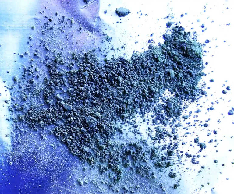 Tracce di indigotina su macine del Paleolitico in Georgia, Caucaso La polvere di indigotina Georgia