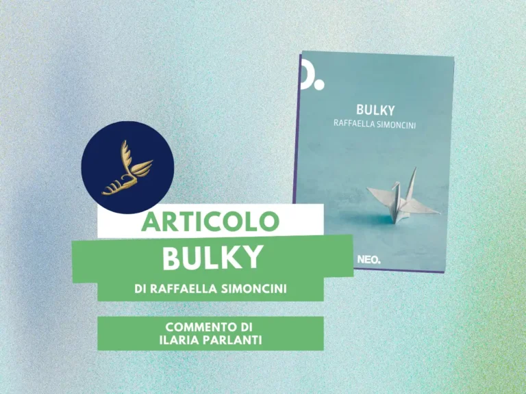 la copertina del romanzo Bulky, di Raffaella Simoncini, edito da Neo. Edizioni (2022)
