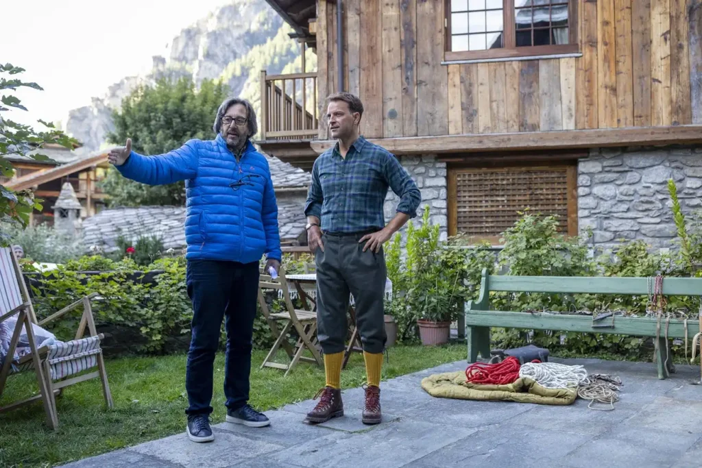 Daniele Vicari e Alessandro Borghi. Foto di Alfredo Falvo