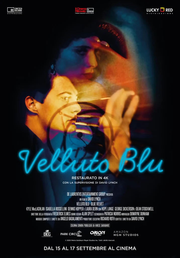 il poster del film Velluto blu, regia di David Lynch