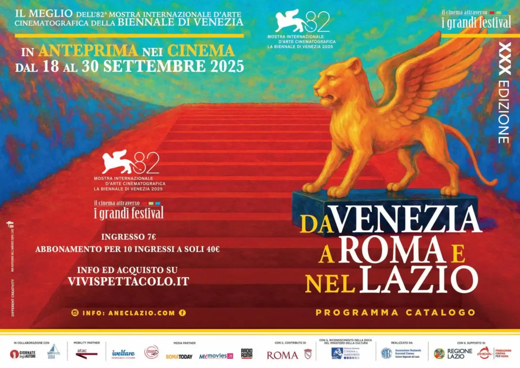 il banner della XXX edizione de I GRANDI FESTIVAL Da Venezia a Roma e nel Lazio