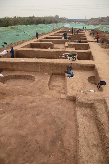 Excavation at Xiaogao. Photo Credits: Lang Jianfeng