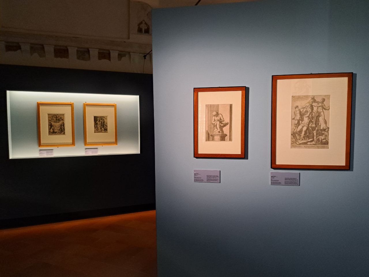 allestimenti a Palazzo Ducale della mostra Diana Scultori, "intagliatrice rara" - Un'artista tra Mantova e Roma nel Cinquecento