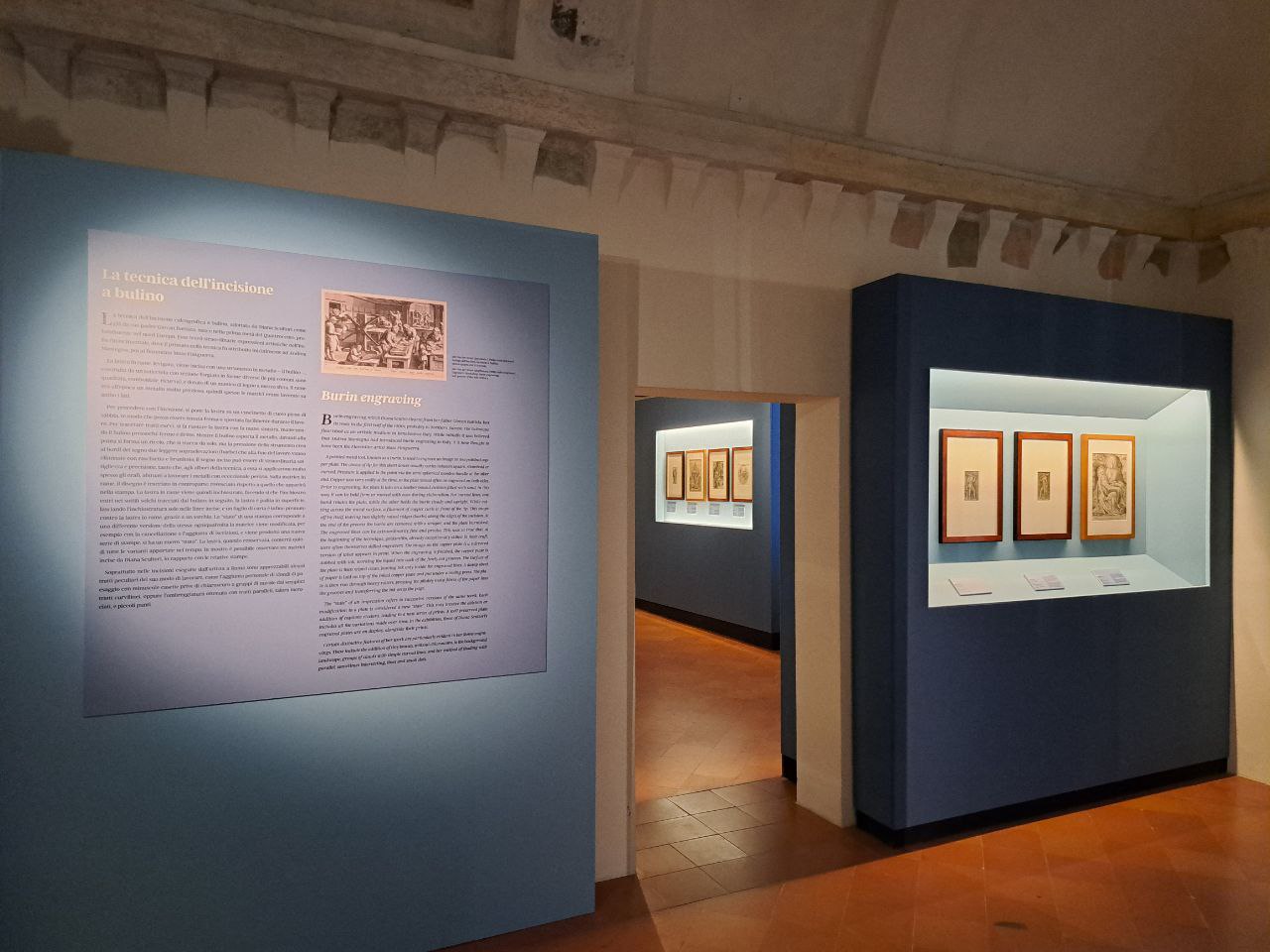 allestimenti a Palazzo Ducale della mostra Diana Scultori, "intagliatrice rara" - Un'artista tra Mantova e Roma nel Cinquecento