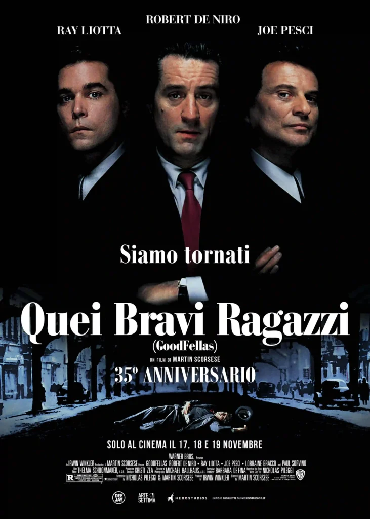 il poster di Quei bravi ragazzi, film di Martin Scorsese