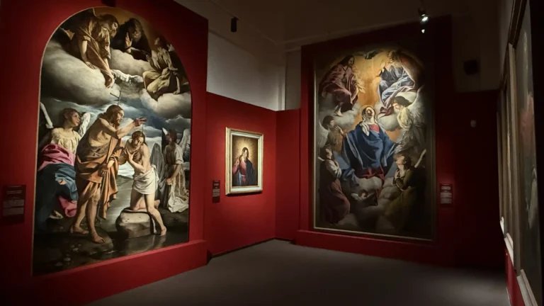 allestimenti della mostra Orazio Gentileschi. Un pittore in viaggio