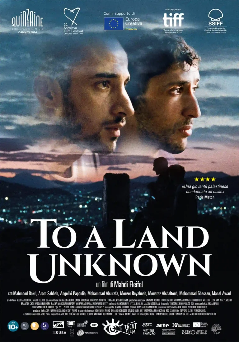 il poster del film To A Land Unknown, regia di Mahdi Fleifel