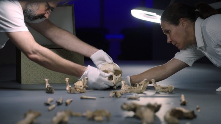 una scena dal documentario Tautavel. Vivre en Europe avant Néandertal, di Emma Baus