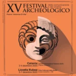 la Locandina del XV Festival della comunicazione e del cinema archeologico 2025