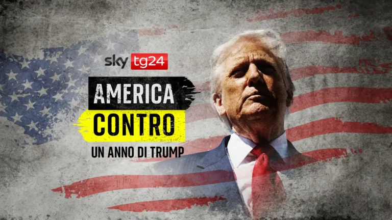 Key Visual di AMERICA CONTRO – UN ANNO DI TRUMP