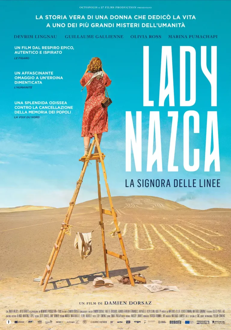 Lady Nazca – La signora delle linee, un film di Damien Dorsaz su Maria Reiche l'artwork di Lady Nazca - La signora delle linee, film di Damien Dorsaz su Maria Reiche