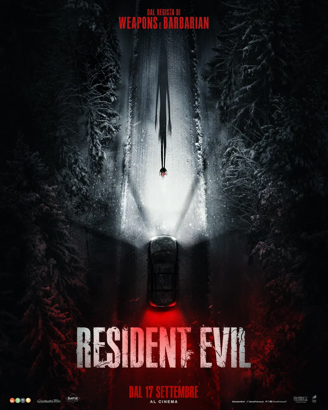 il poster di Resident Evil, film di Zach Cregger