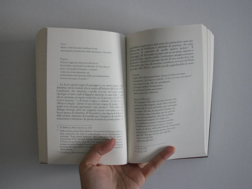 pagine del libro