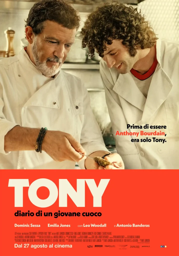 il nuovo poster di Tony – Diario di un giovane cuoco, film di Matt Johnson