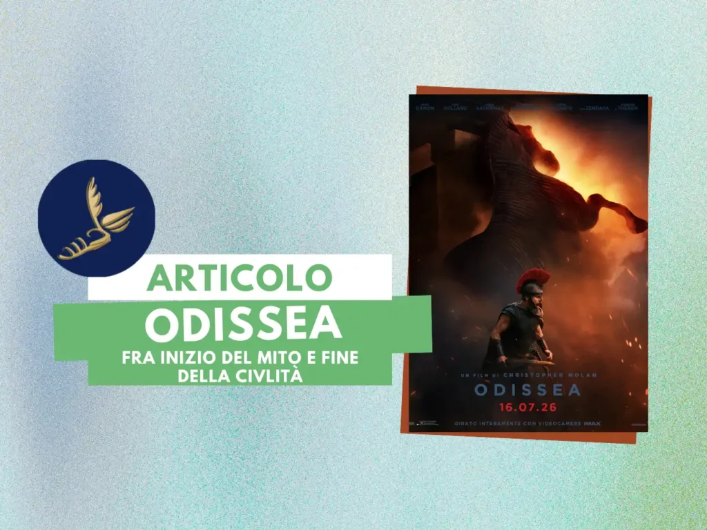 il poster della Odissea (The Odyssey), film di Christopher Nolan