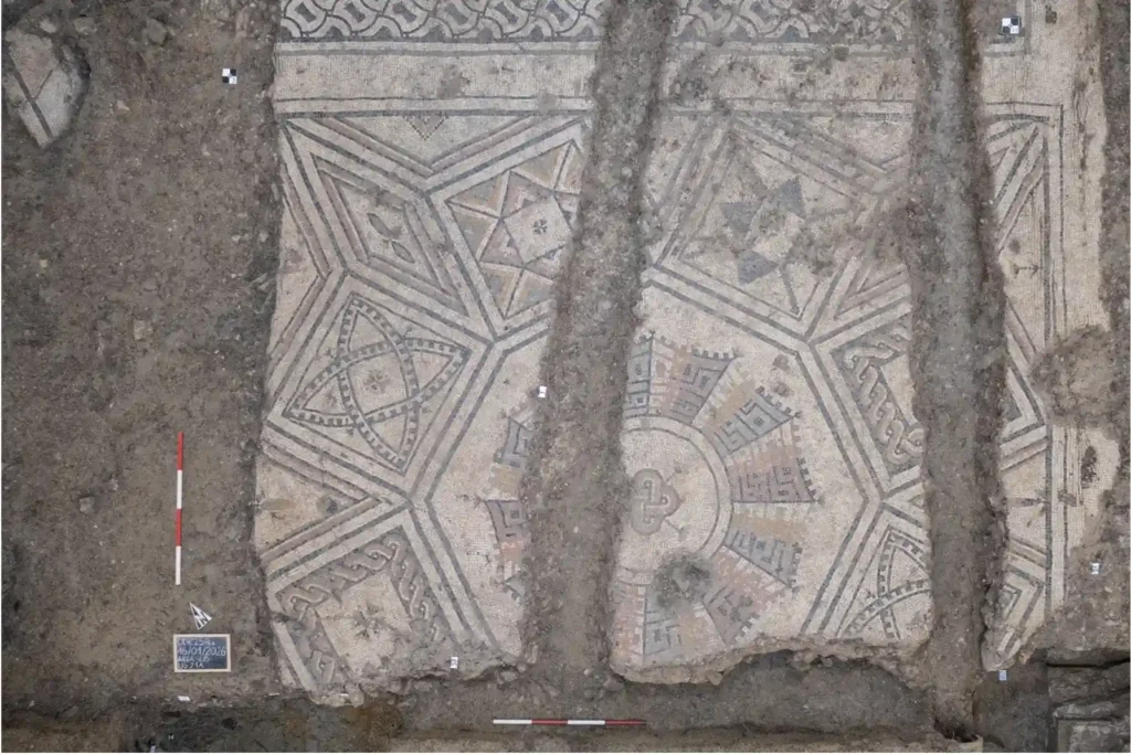 mosaici dalla basilica nell’area dell’ex Pescheria a Oderzo