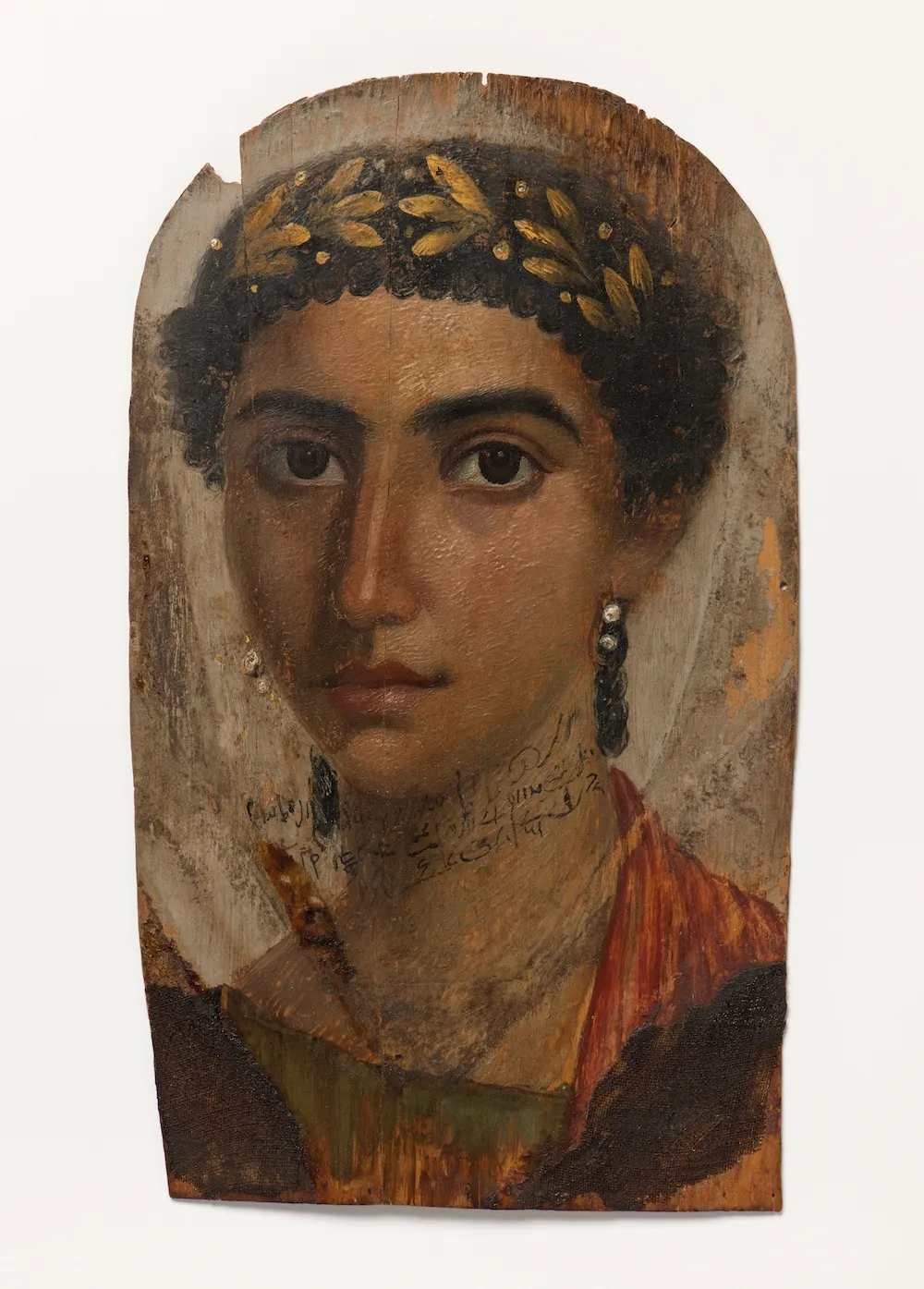 Ritratto funerario di Eirene 40–50 d.C. Encausto su legno di tiglio Landesmuseum Württemberg